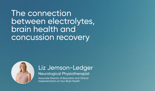 Electrolytes, brain health and concussion recovery