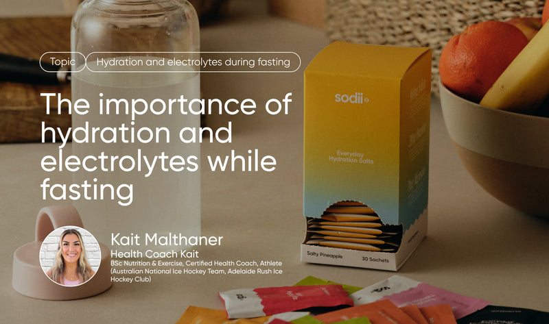 The importance of hydration and electrolytes while intermittent fasting