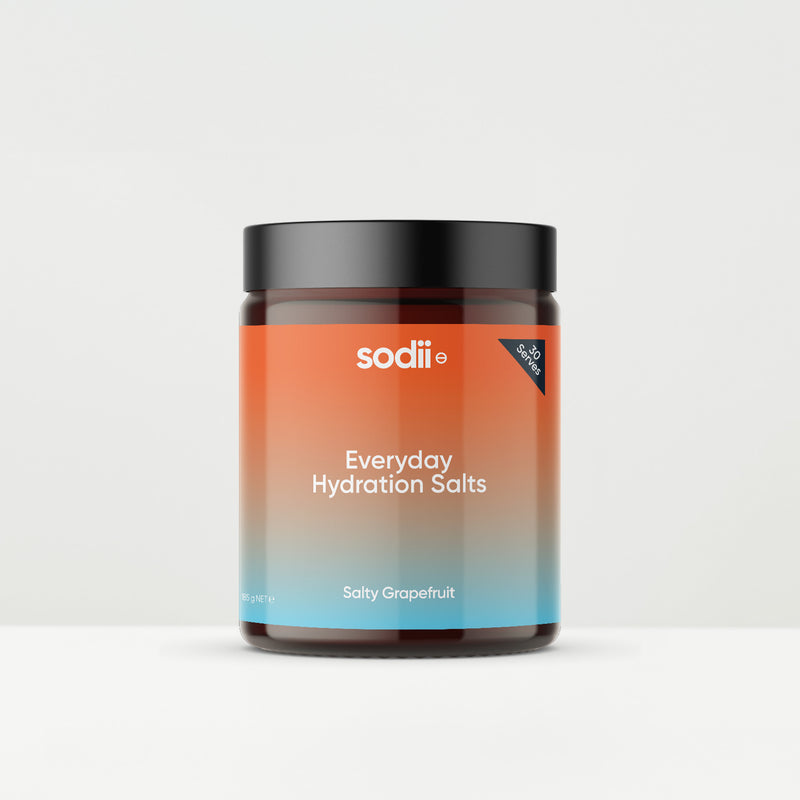 Grapefruit Flavoured Everyday Hydration Salts Tubs (30 Serves) Grapefruit_tub