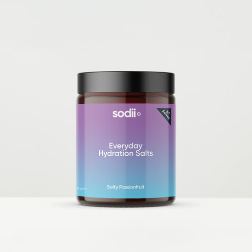 Passionfruit Flavoured Everyday Hydration Salts Tub Passionfrtuit_Tub