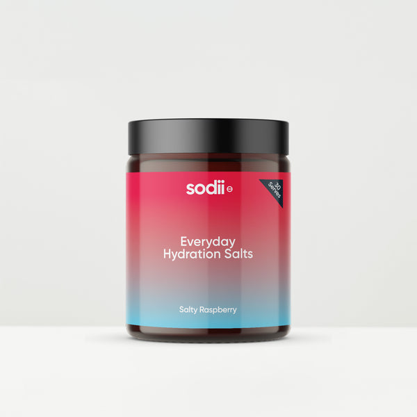 Raspberry Flavoured Everyday Hydration Salts Tubs (30 Serves) Raspberry_Tub