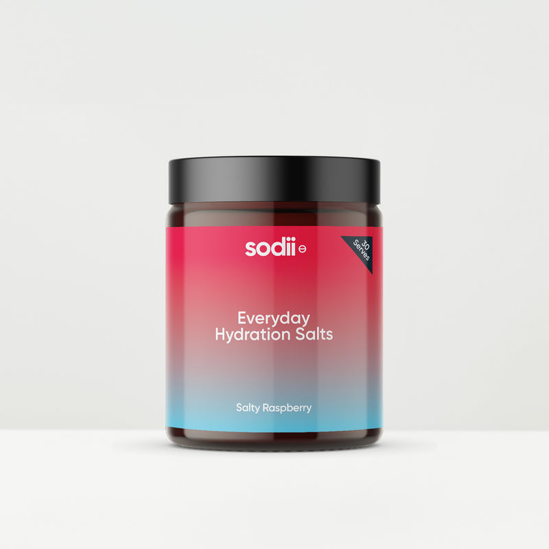 Raspberry Flavoured Everyday Hydration Salts Tubs (30 Serves) Raspberry_Tub