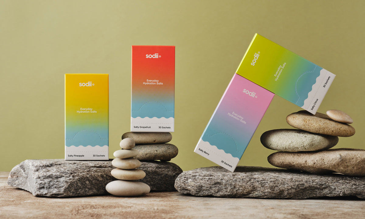 Sodii Raspberry Sodii Hydration • Purposefully Salty Hydration